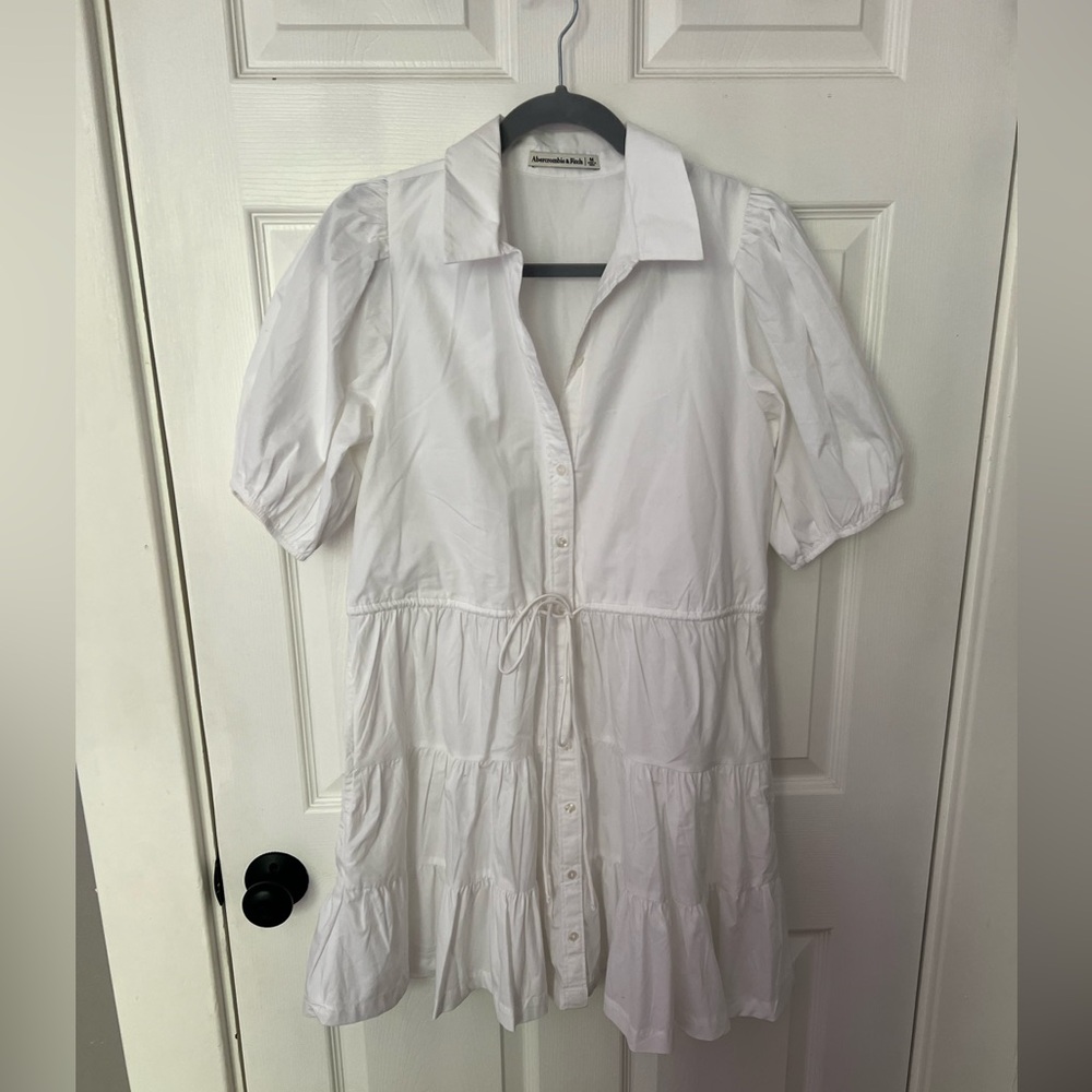 Abercrombie Button Down Mini Dress with Tie Waist
